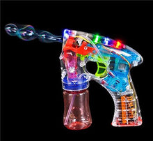 Load image into Gallery viewer, Rhode Island Novelty Light-Up LED Transparent Bubble Gun (Colors May Vary)
