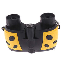 Telescope, Cute Ladybug Plastic Children Binoculars Telescope Kids Outdoor Observation Toy Yellow A