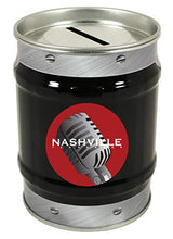 Load image into Gallery viewer, Nashville Tennessee Music City Trendy Souvenir Tin Money Bank
