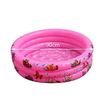 Load image into Gallery viewer, ZZK Children&#39;s Inflatable Swimming Pool Outdoor Baby Swimming Pool Portable Water Game Cylinder Baby Inflatable Swimming Pool Kids Swimming Bathing Pool,C,120X25cm
