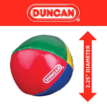Load image into Gallery viewer, Duncan Juggling Balls - [Pack of 3] Multicolor, Vinyl Shells, Circus Balls with 4 Panel Design, Plastic Beans
