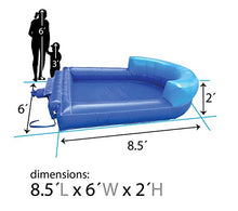 Load image into Gallery viewer, Pogo Bounce House Wet or Dry Blue Pool Attachment for Crossover Combo Units - 8&#39; Foot x 6&#39; Foot - for Use with Water or Plastic Ball Pit Balls
