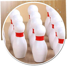 Load image into Gallery viewer, Mini Wooden Desktop Tabletop Bowling Game Set, with Bowling Balls, Launching Chute, Side Gutters, Indoor Desktop Decompression Toys
