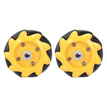 Load image into Gallery viewer, Tomantery Gripping Mecanum Wheel 3D for TT Coupling for DIY(A Pair)
