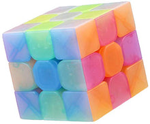 Load image into Gallery viewer, TANCH Qiyi Warrior W 3x3x3 Jelly Speed Cube Stickerless Transparent Magic Cube Puzzle Toy Colorful
