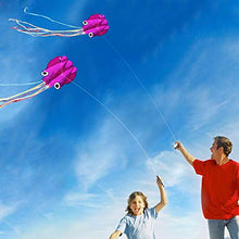 Load image into Gallery viewer, Fukasse 3 Pack Octopus Kite For Kids Easy To Fly Kids Kites Huge Kites For Adults Large Flying Kites With 138 Inch Kite String For Children Outdoor Games Activities For The Beach
