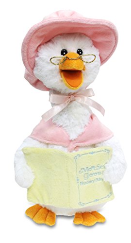 Cuddle Barn Mother Goose Animated Talking Musical Plush Toy, 14