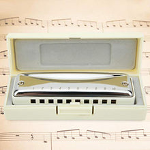 Load image into Gallery viewer, Not Easy to Oxidize and Rust EB Key Hole Mouthorgan for Professionals and Beginners for Harmonica Gift(White)
