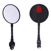 Bike Mirror Universal Bicycle Handlebar Rearview Mirror Convex Mirror Rotatable and Adjustable for E-Bike MTB Electric