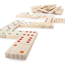 Load image into Gallery viewer, Hey! Play! Giant Wooden Dominoes Game Set (28 Piece)
