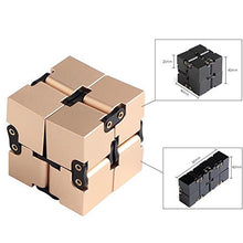 Load image into Gallery viewer, Andyshi Magical Luxury EDC Infinity Cube Mini Aluminum Metal Fidget Cubes Stress Relief Anti-Anxiety Adults Funny Toy Gift for Autism ADHD
