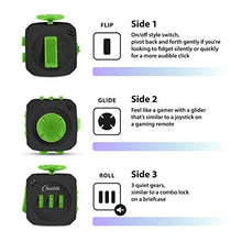 Load image into Gallery viewer, Chuchik Toys Fidget Cube - Prime Desk Fidget Toy, Fidget Cubes - Reduce Anxiety and Stress Relief for Autism, ADD, ADHD &amp; OCD. Fidget Cube for Kids &amp; Adults (Green-Black, 2-Pack)
