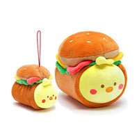 Anirollz Plush Stuffed Animal 2pcs Set Chick Burger Toy Gift Set for Kids Chickiroll