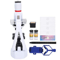 xianshi Children Microscope Set, Microscope Child Education for Home for Craft Collection for Collector for Gift