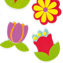 Load image into Gallery viewer, Baker Ross ET836 Flower Foam Stickers - Pack of 144, Self Adhesive for Kids to Decorate Collage
