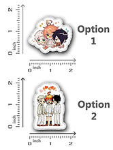 Load image into Gallery viewer, The Promised Neverland Emma Norman Ray Chibi Cutie Sticker Size 2 Inch
