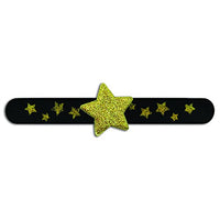 Kipp Brothers Glittering Gold Star Slap Bracelets(Per Dozen)