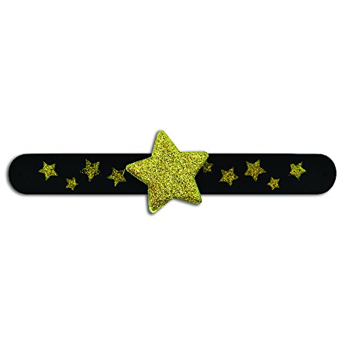 Kipp Brothers Glittering Gold Star Slap Bracelets(Per Dozen)