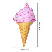 Load image into Gallery viewer, TOYANDONA 3pcs Inflatable Pool Ice Cream Funny Water Fun Play PVC Summer Float Swimming Toy Swim Ring Pool Toys
