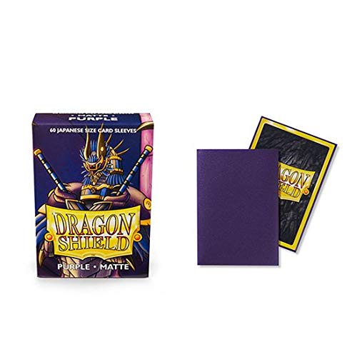 Dragon Shield Matte Mini Japanese Purple 60 ct Card Sleeves Individual Pack