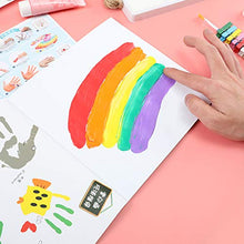 Load image into Gallery viewer, Hibye 30ml Finger Paint 6/8/12 Colors Set Washable Kids Finger Paint Supplies Gift
