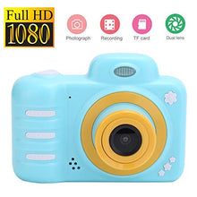 Load image into Gallery viewer, 1080P Dual Lens Kids Camera,2.4in SK-S3 Full HD Screen Photography Video Kids Camera,ABS Environmental Protection Material,32GB Storage,Shockproof Shell,Portable Toy for Kids,Gift for Children(Blue)
