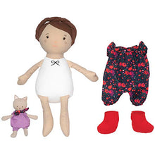 Load image into Gallery viewer, Manhattan Toy Playdate Friends Freddie Machine Washable and Dryer Safe 14 Inch Doll with Companion Stuffed Animal
