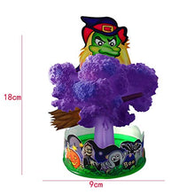 Load image into Gallery viewer, Gahrchian Magic Growing Crystal Halloween Christmas Tree Paper Tree Presents Novelty Kit for Kids,Funny Educational and Party Toys (Purple)
