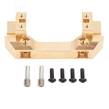 Load image into Gallery viewer, FAMKIT Servo Mount Brass Front Bumper Servo Mount Compatible with Traxxas TRX-4 Crawler Car Remote Control Part
