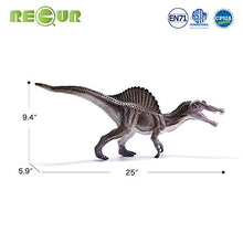 Load image into Gallery viewer, Jurassic Dinosaur Figure Toys 25&quot; Spinosaurus Realistic Simulation Action Model RECUR Plastic Design Figurine for 3-12 Years Old Kids Ideal for Birthday Presents Toddlers Play Toys
