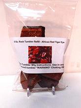 Load image into Gallery viewer, Rockhound&#39;s First Choice Rock Tumbler Gem Refill Kit African Red Tiger Eye Tumbling Rough 8oz
