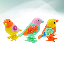 Load image into Gallery viewer, Toyvian 3pcs Animal Wind Up Toys Clockwork Toy Kids for Children Students Party Goody Bag Gift Toys Supplies Random Color Bird
