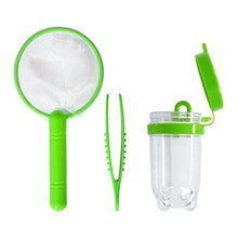 Load image into Gallery viewer, Shuohu 4Pcs Outdoor Insect Catcher for Kids Viewer Net Bottle Tweezers Children Science Educational Toy Green
