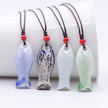 Load image into Gallery viewer, Goddness Bar Ceramic Whistle Necklace Creative Girl Decorated Whistle Sweater Ornaments #18
