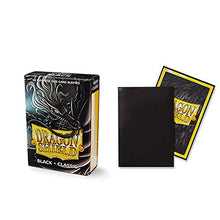 Load image into Gallery viewer, Dragon Shield Classic Mini Japanese Black 60 ct Card Sleeves Individual Pack

