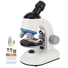 Load image into Gallery viewer, Eujgoov Microscope,40X-1200X Kids Microscope with 360 Rotation Head Educational Toy for Children Beginners(White)
