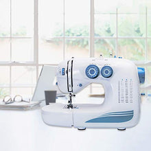 Load image into Gallery viewer, Jetta King Sewing Machines, 42 Stitches, Multi-Function, 8 Layers of Thick Cloth Electric Patchwork Sewing Machine (Color : Blue)
