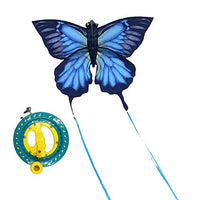 GOOD FOR EYE HEALTH. Gazing at the blue sky flying Butterfly Kite with Beautiful Tails,Easy To Fly And Soars High, Kite with Storage Bag And Wheel Handle Good Kites for Kids and Adults Easy to Fly for
