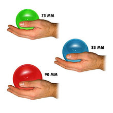 Load image into Gallery viewer, Flames N Games 75mm Acrylic Colour Contact Ball + Suede Bag - Pro Contact Balls for All Abilities. Available in 5 Colours!! (Green)
