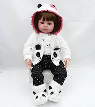 Load image into Gallery viewer, Pedolltree Reborn Baby Dolls Clothes Girl 22 inch Outfits Accessories Costumes Panda 4pcs for 22-24 inch Reborn Doll Newborn
