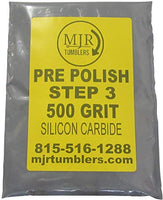 MJR Tumblers 4 LB per Polish 500 Silicon Carbide Rock Refill Grit Abrasive Media Step 3 USA