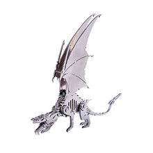 Load image into Gallery viewer, RuiyiF 3D Dinosaur Metal Puzzles Assembly DIY Model Kits for Teens and Adult, Detachable 3D Jigsaw Puzzles, Ornament for Desk (Ice Dragon)
