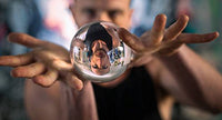 Clear Acrylic Contact Juggling Ball - 2.75