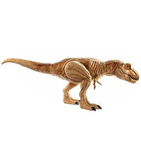Jurassic World Camp Cretaceous Epic Roarin Tyrannosaurus Rex Large Action Figure, Primal Attack Feature, Sound, Realistic Shaking, Movable Joints; Ages 4 Years & Up