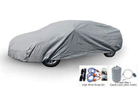 Weatherproof Car Cover Compatible with 2009-2012 Audi A4 Wagon - Comparable to 5 Layer Cover Outdoor & Indoor - Rain, Snow, Hail, Sun - Theft Cable Lock, Bag & Wind Straps