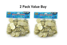Load image into Gallery viewer, S&amp;S Worldwide Gold Metallic Look Plastic Toy Coins (2-Pack of 144)
