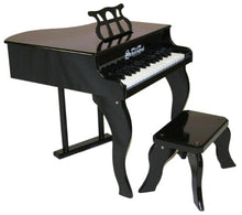 Load image into Gallery viewer, Schoenhut 30-Key Fancy Baby Grand with Bench,Black
