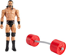 Load image into Gallery viewer, ?WWE Wrekkin Series 7 Drew McIntyre 6 in Action Figure with Slamming Action Gripping Hands and Bendable Barbell Weights Accessory Poseable 6 in Gift for Ages 6 Years Old and Up
