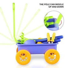 Load image into Gallery viewer, Liberty Imports Garden Wagon &amp; Tools Toy Set for Kids with 8 Gardening Tools, 4 Pots, Water Pail and Spray - Great for Beach &amp; Sand Too!
