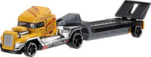 Load image into Gallery viewer, Hot Wheels Super Rigs, Transporter Vehicle with 1 Hot Wheels 1:64 Scale Car, Gift for Collectors &amp; Kids Ages 3 Years Old &amp; Up, styles may vary
